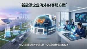 新能源企业海外IM客服方案，功能、价格、落地难度全测评