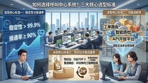 如何选择呼叫中心系统？3个核心选型标准必看
