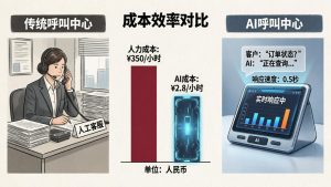 AI呼叫中心vs传统呼叫中心：成本效率数据对比报告
