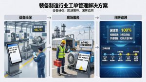 装备制造行业工单管理解决方案：设备维保、现场服务、闭环追溯