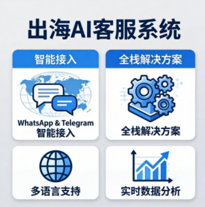 出海AI客服系统：WhatsApp与Telegram智能接入的全栈解决方案