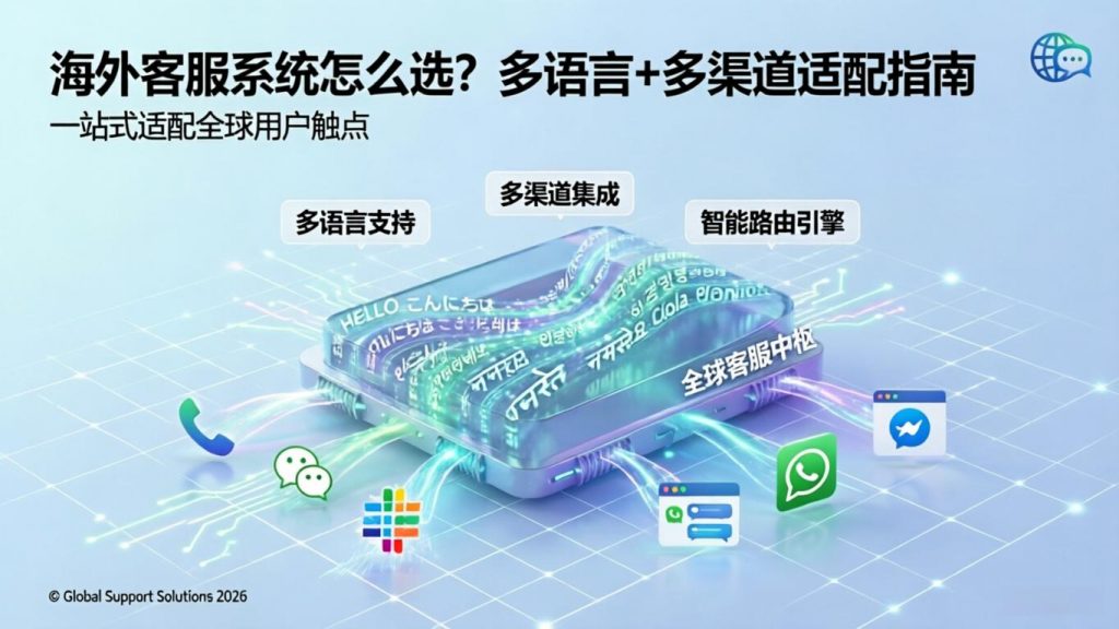 出海客服系统选型指南2026：5大核心功能对比