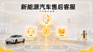 新能源汽车售后客服：工单+外呼+知识库