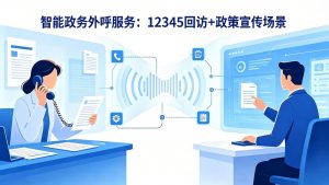 政务外呼服务：12345回访+政策宣传场景