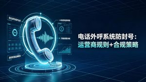 电话外呼系统防封号：运营商规则+合规策略