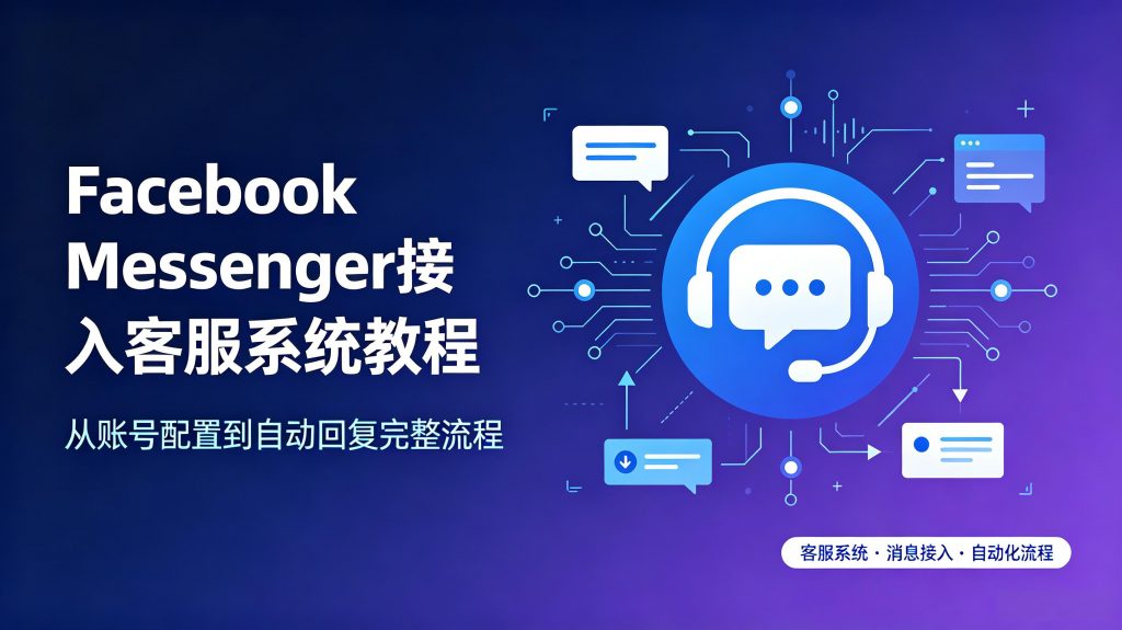 Facebook Messenger接入客服系统教程