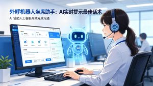 外呼机器人坐席助手：AI实时提示最佳话术