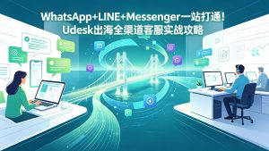 WhatsApp+LINE+Messenger一站打通！Udesk出海全渠道客服实战攻略