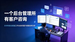 一个后台管理所有客户咨询：沃丰科技全渠道工作台如何提升客服效率3倍