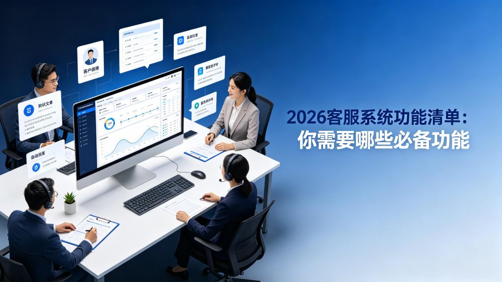 2026客服系统功能清单：你需要哪些必备功能